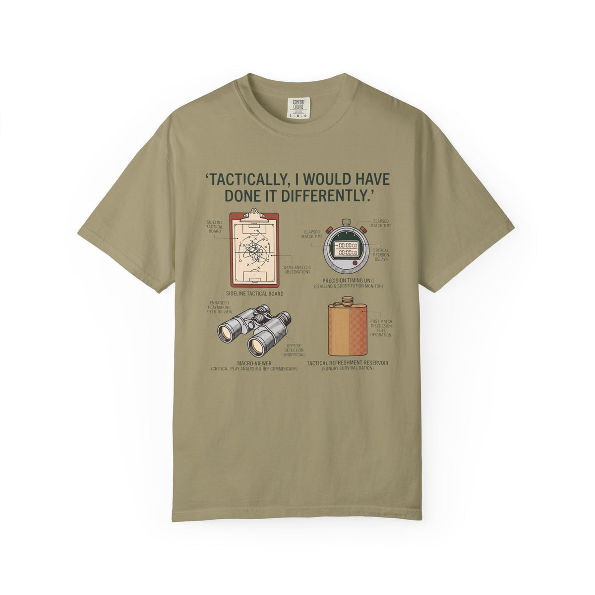 Tactically, I Would Have Done It Differently. Field Guide T-shirt