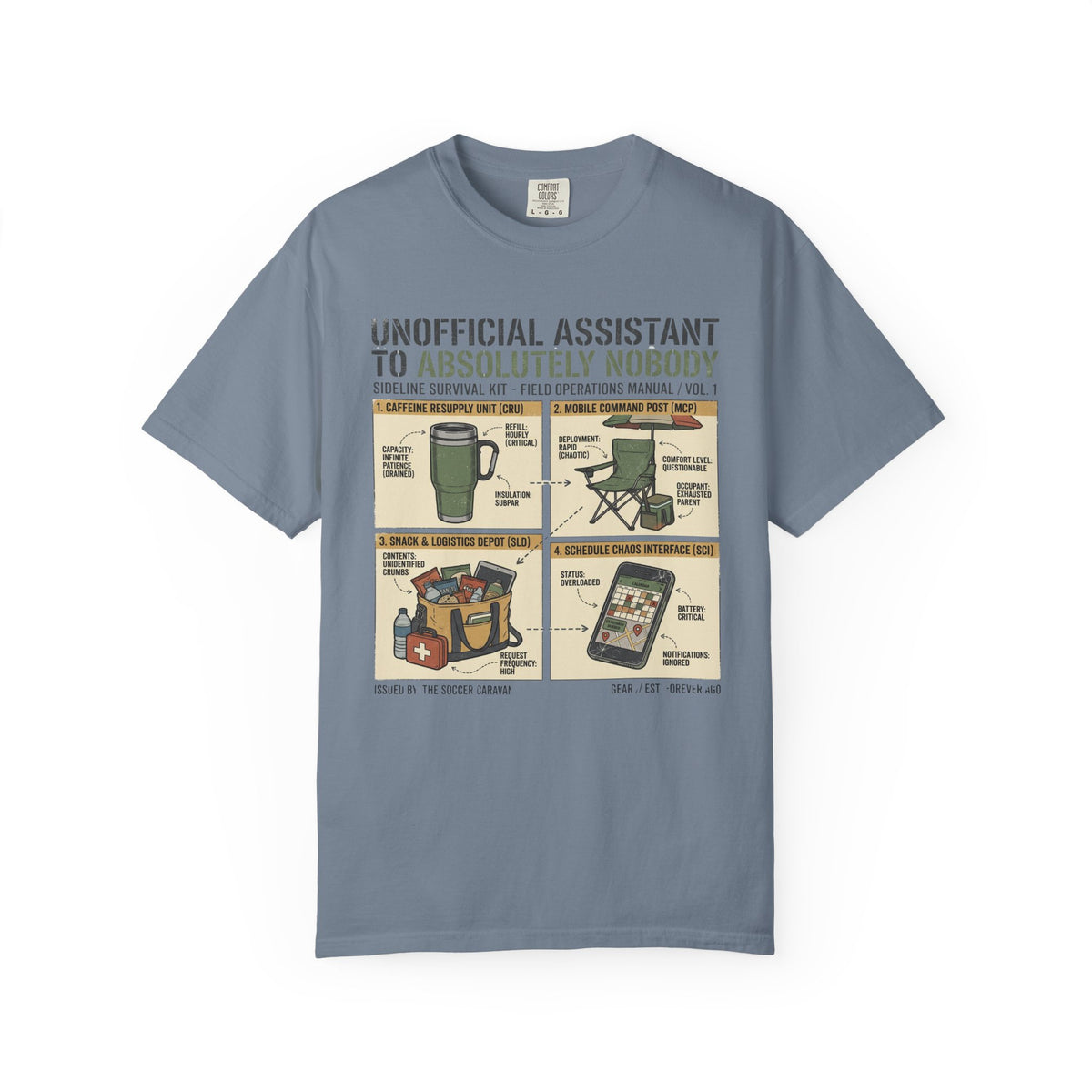 Unofficial Assistant To Absolutely Nobody Field Guide T-shirt