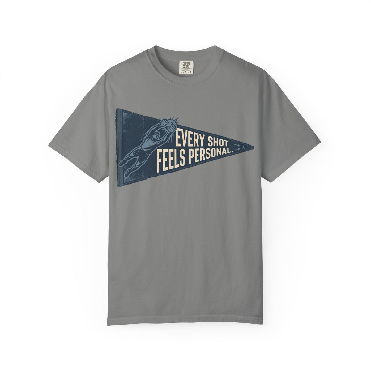 Every Shot Feels Personal. Illustrated T-shirt